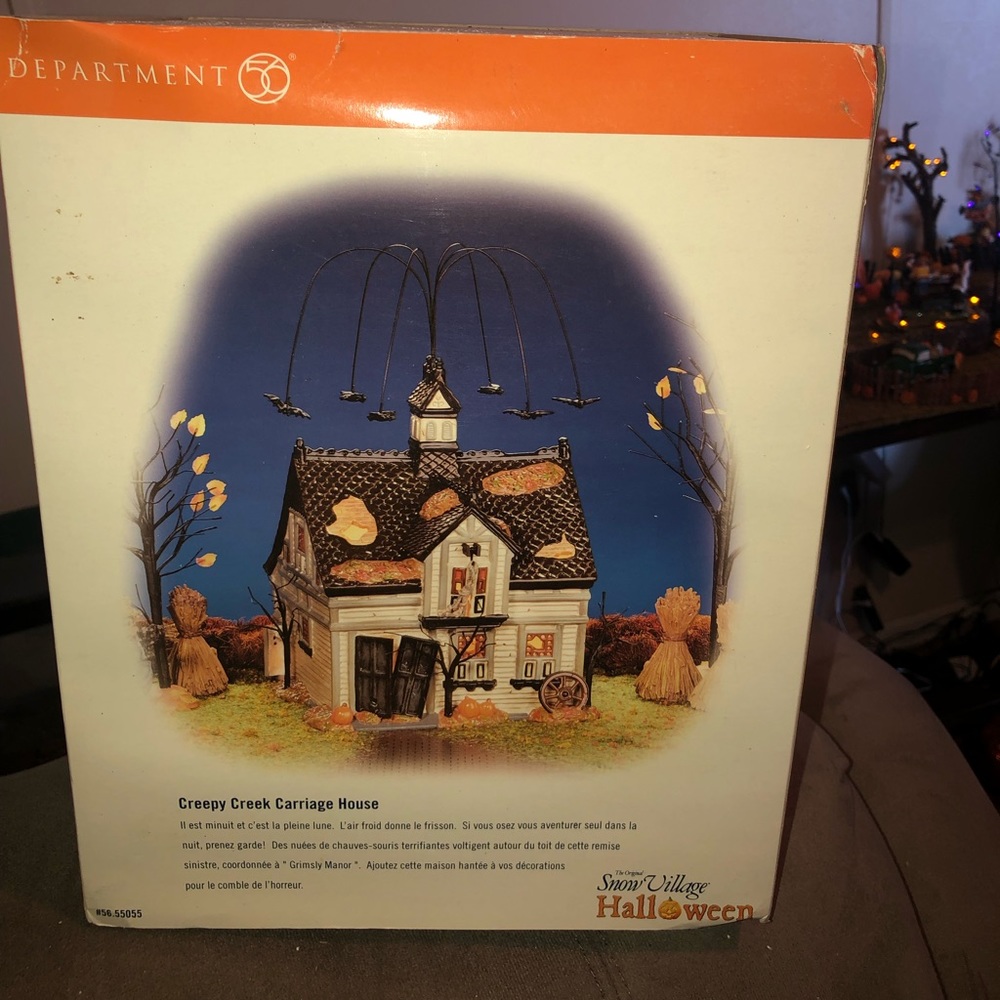 Dept 56 Snow Village The Creepy Creek Carriage House